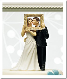Picture Perfect Bridal Couple Figurine Wedding Cake Topper