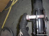 Showing the camber bolt
