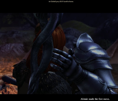 Alistair kissed my character Alistair kissed my character
