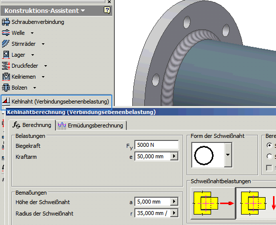 Autodesk Inventor FAQ: Schweißnähte berechnen mit dem ...