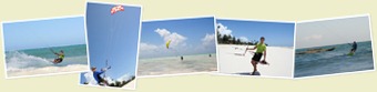 View downwind kite surfing sessions