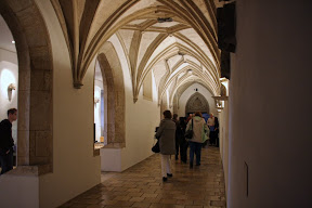 Zugang zur Minoritenkirche, wo die Filmvorführung stattfindet