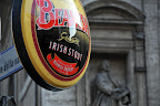 Outside the Bulldog Inn Tavern - Rome