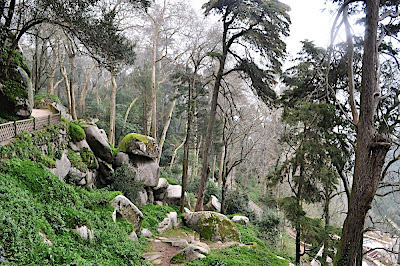 View during the hike up to Pena Palace