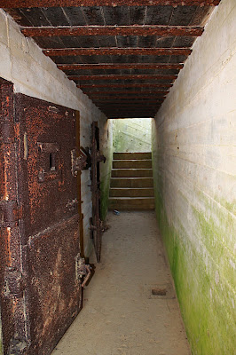 View from inside one of the casemates