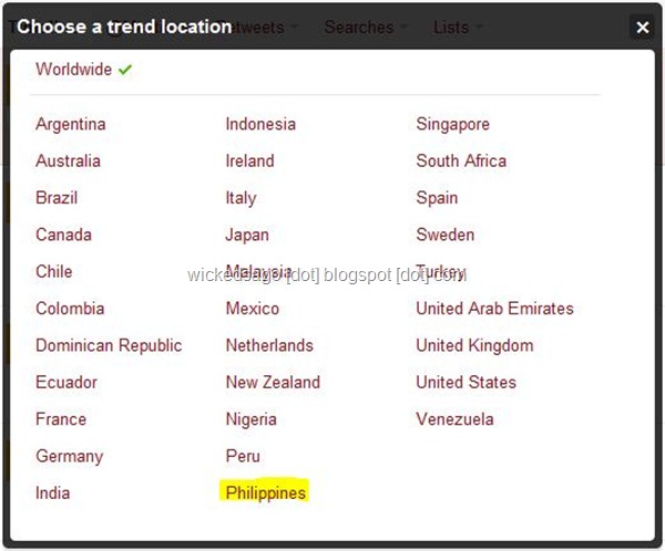 Twitter Adds Philippines To Trending Topics Locations