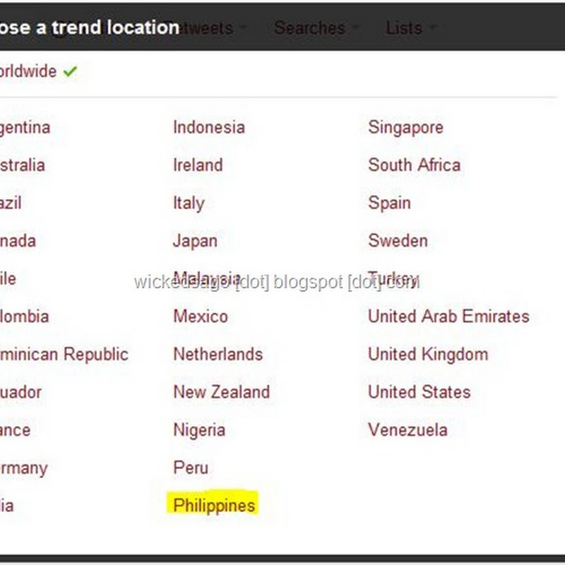 Twitter Adds Philippines To Trending Topics Locations