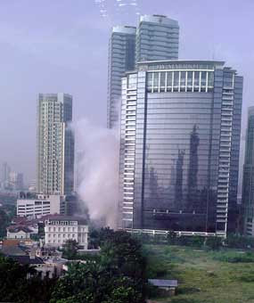 Bombs at Jakarta, 17 July 2009 [source: detik.com]