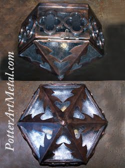 Custom Copper Ceiling Mount Custom Copper Ceiling Mount