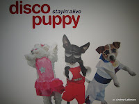 Disco Puppy: Stayin\' Alive brings kids even more funky moves to learn and explore as they interact with art in their very own disco dance party. Movements on the interactive dance floor affect the moves of three animated puppy characters - Pup Daddy, Miss Kitty and DJ Foxy.