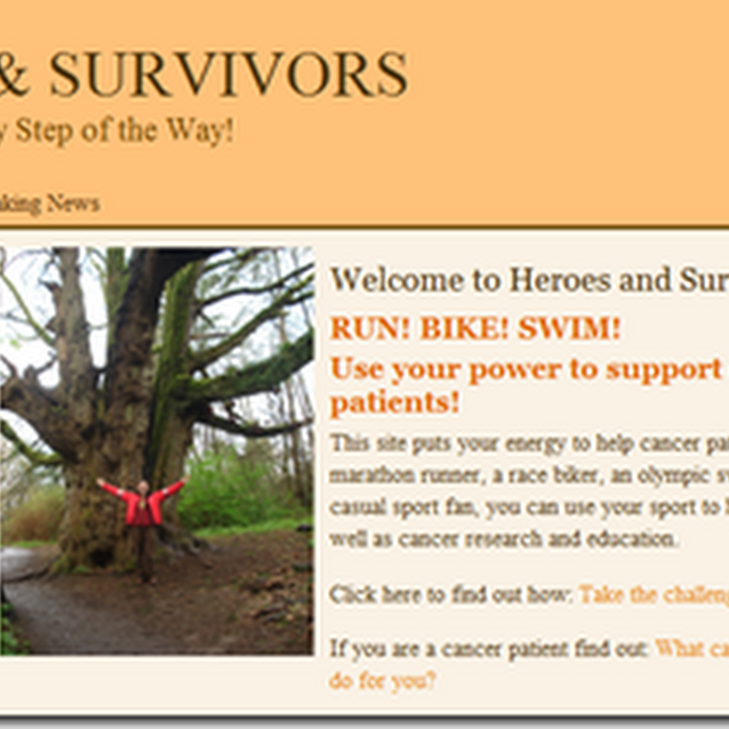 Heroes & Survivors Website – Beating Cancer Every Step of the Way