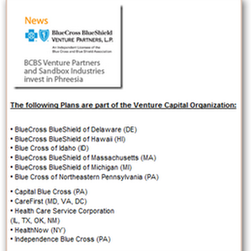 Blue Cross Venture - Blue Health Intelligence Proving to Be Very Costly And Received Another 9 Billion From Undisclosed Source–Subsidiary Watch