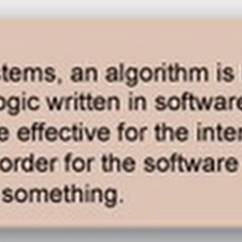 Algorithm