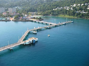 Ocho Rios Port ariel view Jamaica flights Ocho Rios Port ariel view Jamaica flights