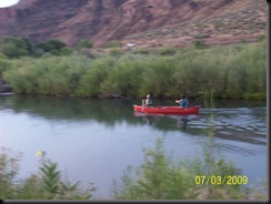 Owyhee canoing--there they go