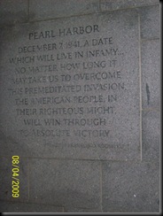 Wash DC 09-WW2 Pearl Harbor quote