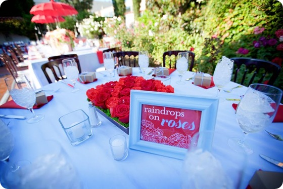 raindrops on roses centerpieces roses orange red