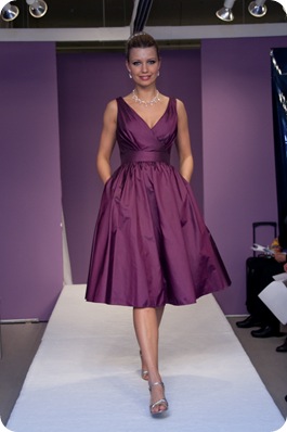 purple bm dress