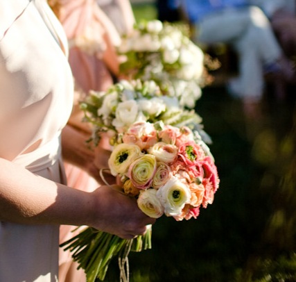 [Pink white ranunculous bridesmaids bouquet[3].jpg]