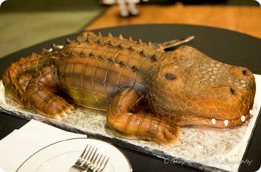 Alligator Grooms Cake