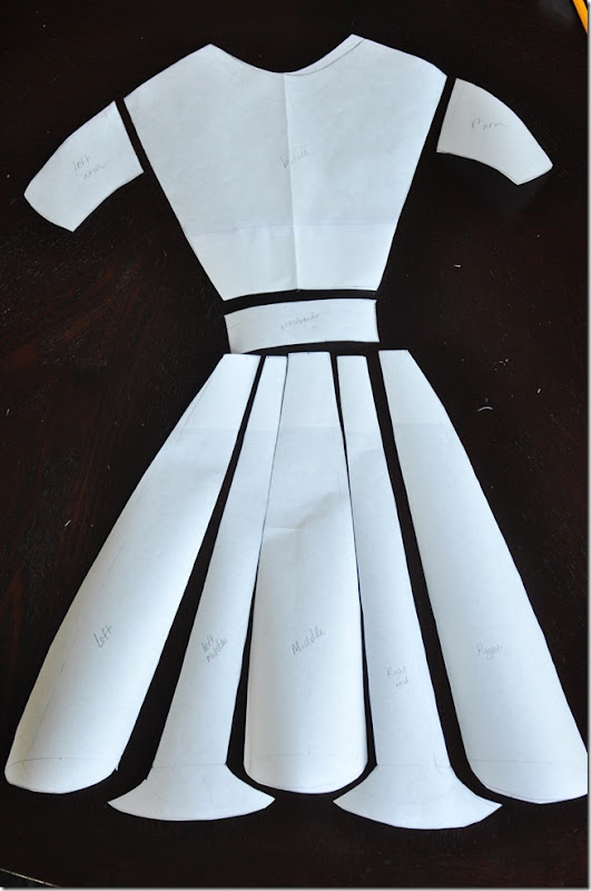 fabric dress wall art 011