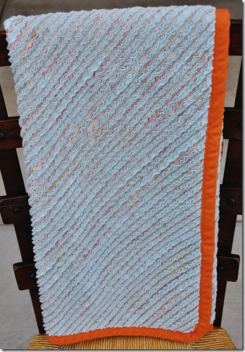 chennile baby blanket 025