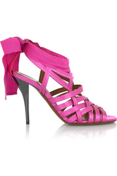 Lanvin’s hot pink women's dress shoes Lanvin’s hot pink women's dress shoes