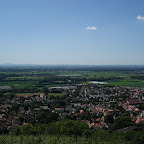 Der erste grandiose Blick vom Luciberg auf die Rheinebene. Genial. 15:50Uhr. 230müNN. 130Höhenmeter in den ersten 20 Minuten!