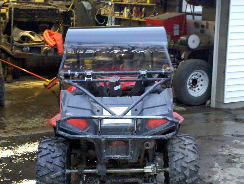 Homemade Windshield Top And Back Window Polaris Rzr Forum