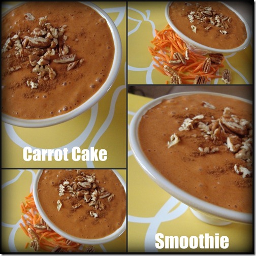 carrot cake smoothie