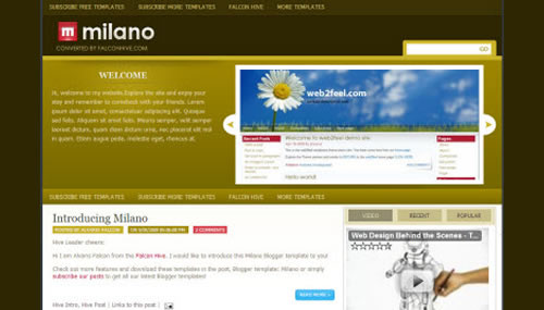 blogspot шаблон