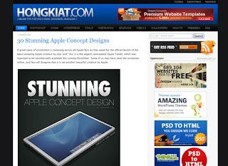 Hongkiat’s Design Weblog блог дизайн