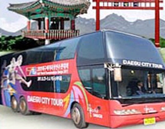 Daegu Double-decker tour bus