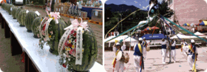 Mt.Cheongryangsan  Jaesan Watermelon Festival