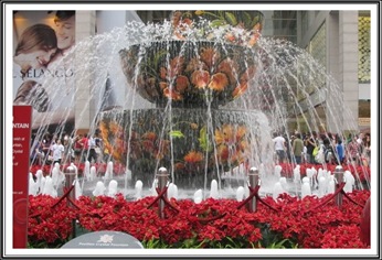 Pavilion's award winning fountain..