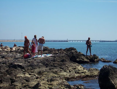 Manfredonia, Al bagno sulla scogliera