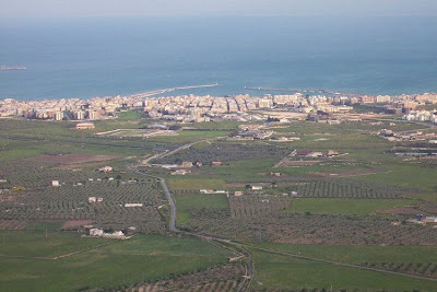 Manfredonia, Manfredonia vista dal Gargano