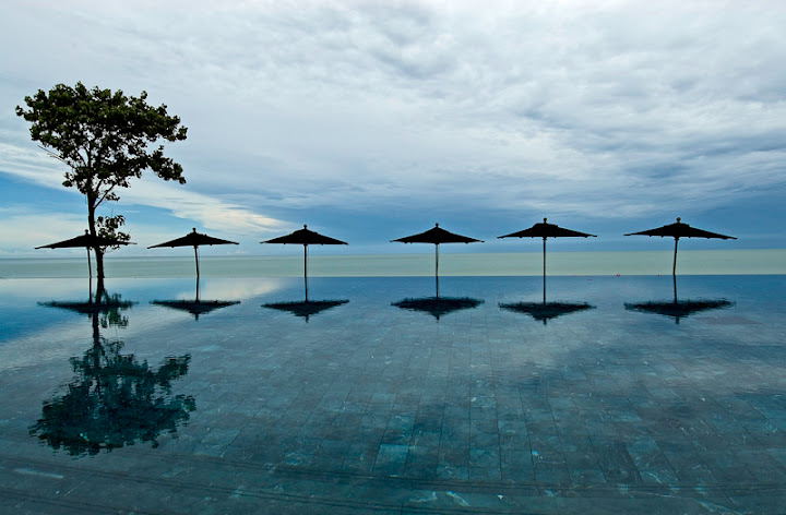 "Umbrella Reflections" by Ellen Clark
