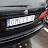 Schwedisches Nummerschild. Aufgenommen in Kalmar