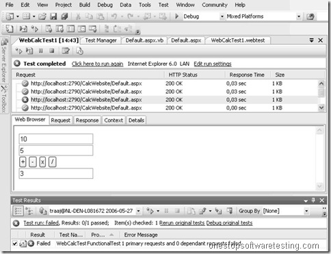 Testing with VSTS - WebTesting