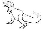 dinosaur colouring page tyrannosaurus rex