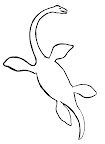 dinosaur colouring page - macroplata