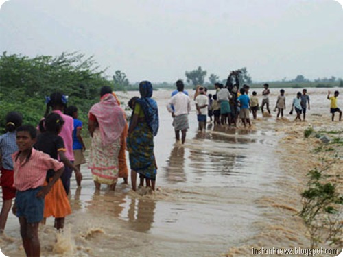 Floods wreak havoc in Andhra, Karnataka019