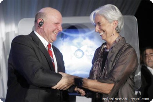 Steve Ballmer, Christine Lagarde001