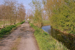 zandweg in de Scheldemeersen