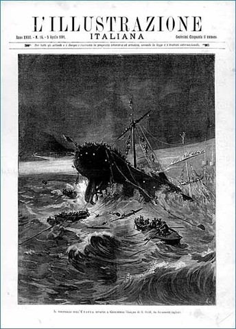 [Nella copertina dell'Illustrazione Italiana, il naufragio dell'Utopia[4].jpg]