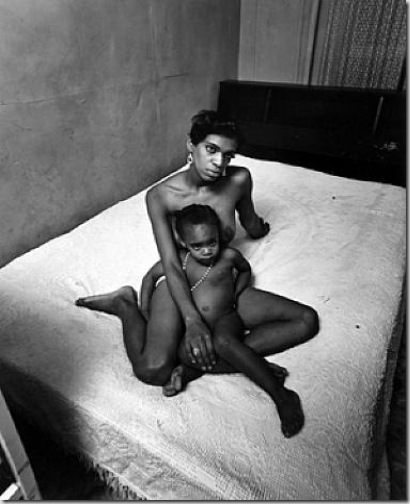 East 100th Street (Nude Woman and Child on Bed)