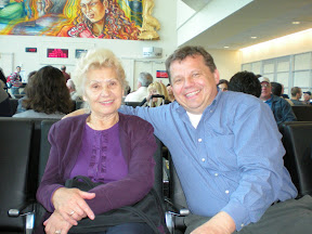 San Francisco airport may 2008 - waiting for the plane to Frankfurt with mom.