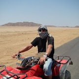 Moto-safari in desert