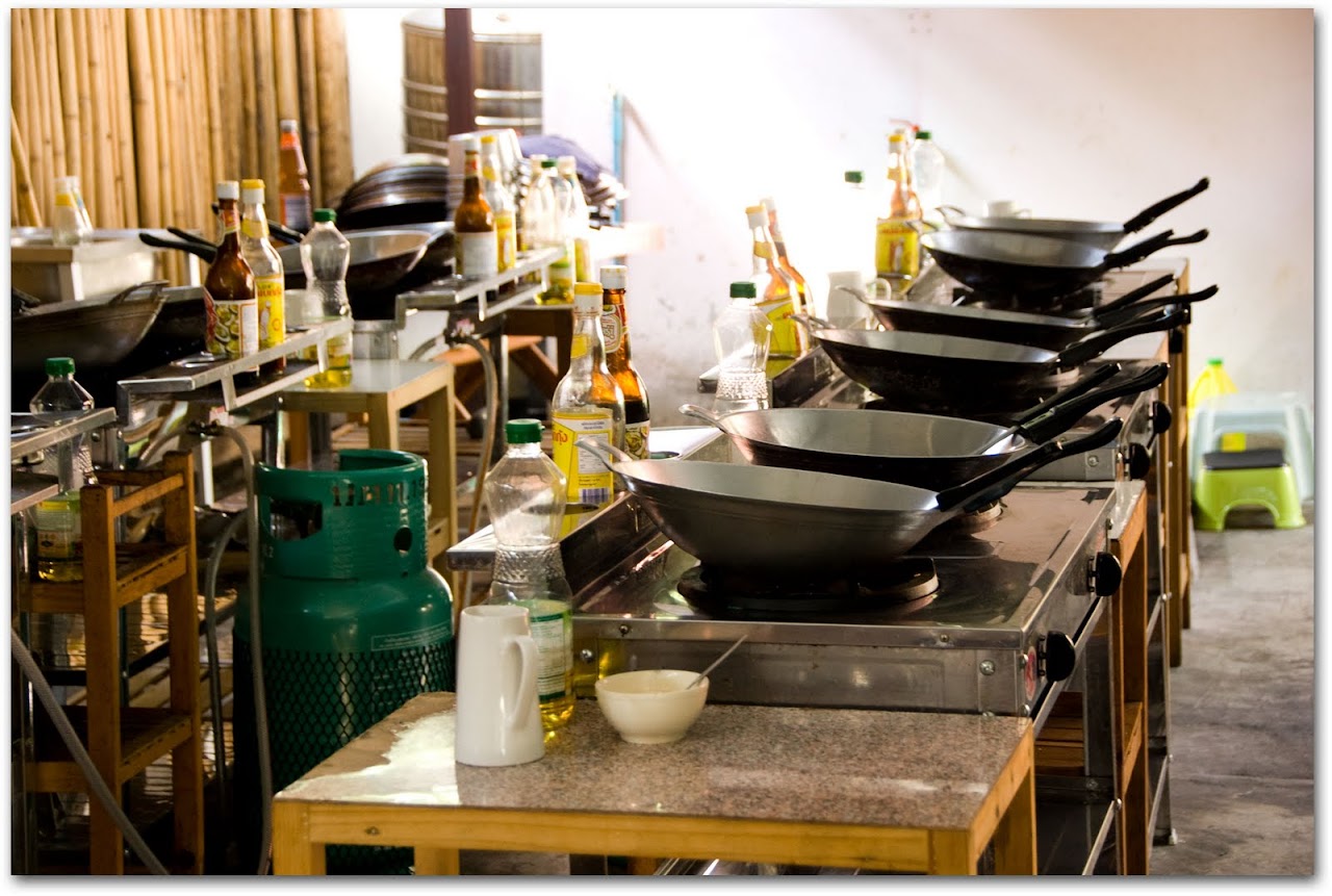 Asia Scenic Thai Cooking stations